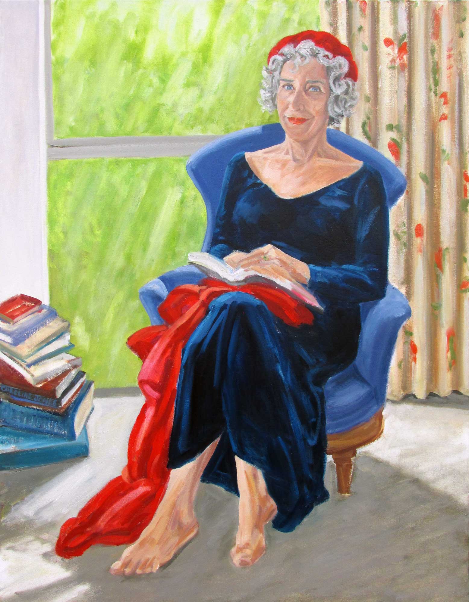 'Barefoot Playwright', Michelanne Forster portrait
